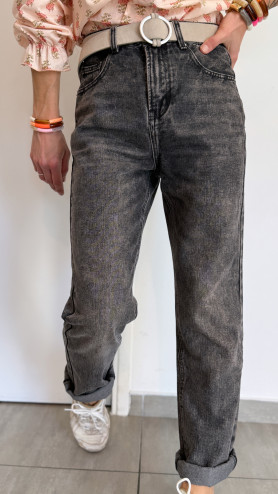 JEANS AUDREY GRIS