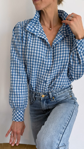 CHEMISE KILI BLEUE