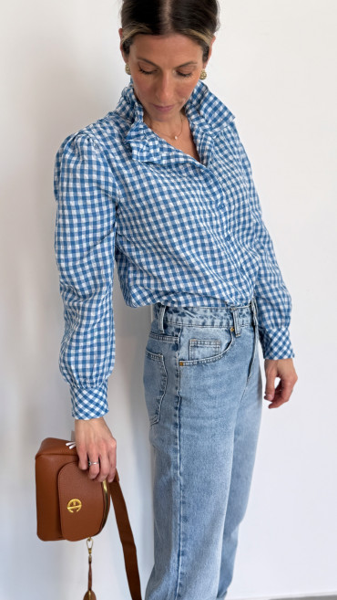 CHEMISE KILI BLEUE