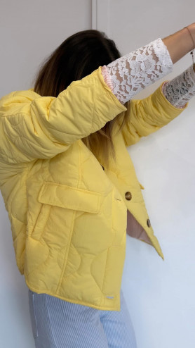 VESTE JOHANNA JAUNE