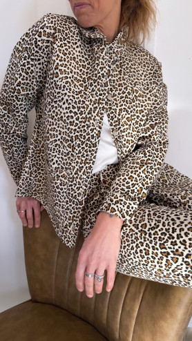 VESTE VIVIAN LÉOPARD