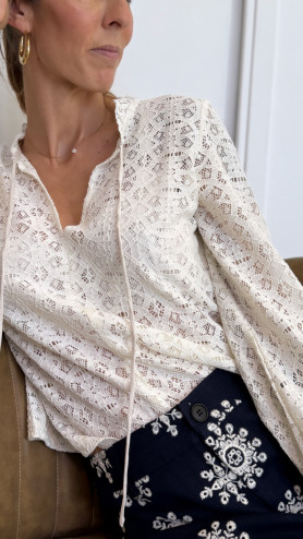 BLOUSE ODE DENTELLE