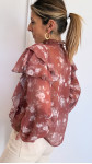 CHEMISIER MAO TERRACOTTA