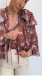 CHEMISIER MAO TERRACOTTA