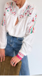 BLOUSE CHERRY ( FLEUR BLANCHE )