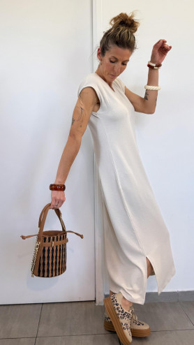 ROBE SANDRANE ECRUE