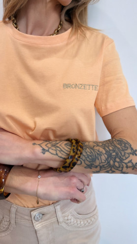 T-SHIRT BRONZETTE ORANGE