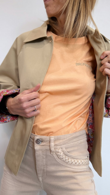 T-SHIRT BRONZETTE ORANGE