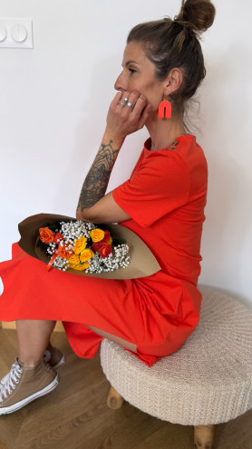 ROBE JESS ORANGE