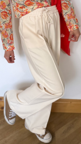 PANTALON GINO ÉCRU