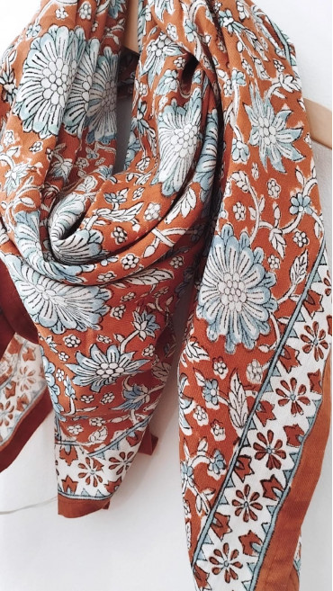 FOULARD DHÉLI CAMEL
