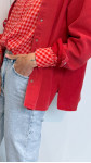 SUR CHEMISE POUM ROUGE
