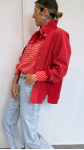 SUR CHEMISE POUM ROUGE