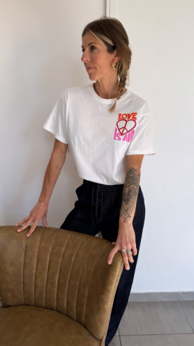 T-SHIRT IN THE AIR BLANC