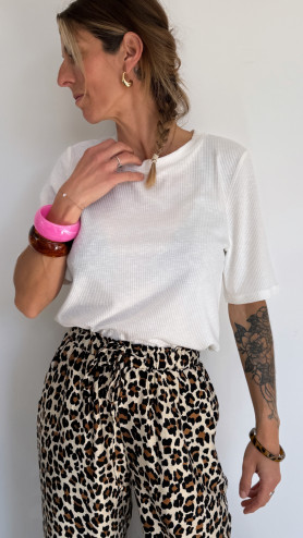 T-SHIRT LOU BLANC