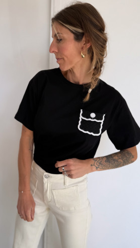 T-SHIRT POKI  NOIR