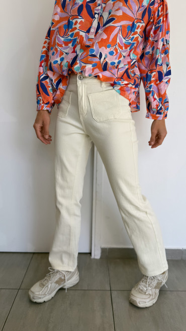 PANTALON CRÈME