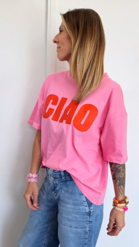 T-SHIRT CIAO ROSE