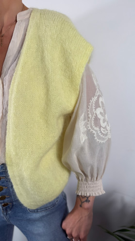 GILET BARNABE JAUNE