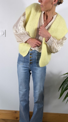 GILET BARNABE JAUNE