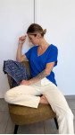 T-SHIRT LILI BLEU ROYAL
