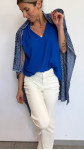 T-SHIRT LILI BLEU ROYAL