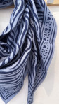 FOULARD ZEBRE BLEU