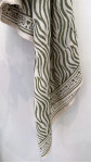 FOULARD ZEBRE KAKI