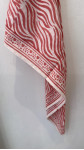 FOULARD ZEBRE ROSE