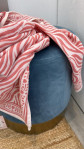 FOULARD ZEBRE ROSE