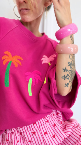 SWEAT PALMITO ROSE