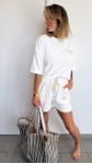 SWEAT ÉPONGE BLANC