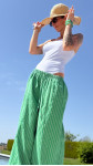 PANTALON CAMILLE VERT