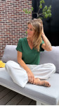 T-SHIRT LILI VERT SAPIN