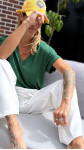 T-SHIRT LILI VERT SAPIN