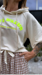 SWEAT COTE D'AZUR ÉCRU