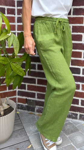 PANTALON MAO PISTACHE
