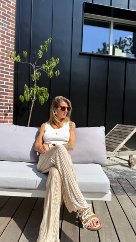 PANTALON CHARLIE PLISSÉ