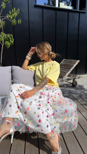 JUPE MAUDE FLEURS