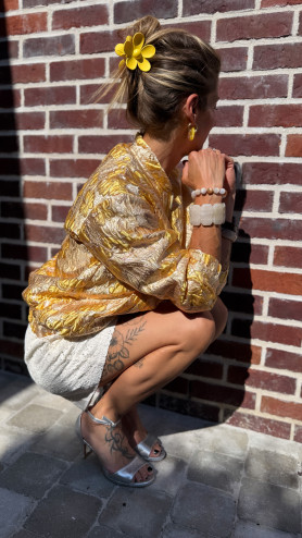 VESTE EUGÈNIE JAUNE
