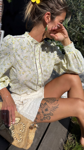 BLOUSE AURORE CITRON