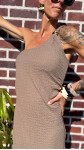 ROBE ZITI TAUPE