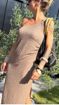ROBE ZITI TAUPE