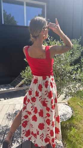 JUPE ZOÉ ROUGE