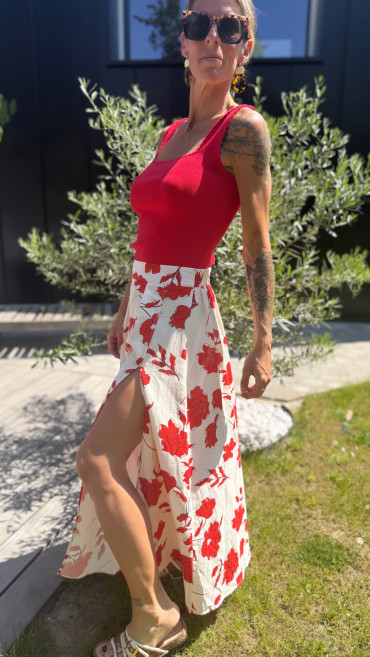JUPE ZOÉ ROUGE