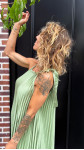 ROBE LUINA VERTE