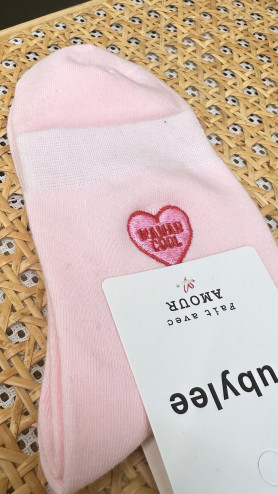 CHAUSSETTES MAMAN COOL ROSE