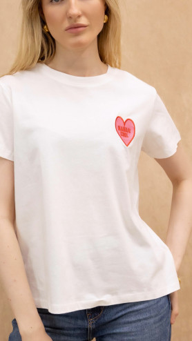 T-SHIRT MAMAN COOL BLANC