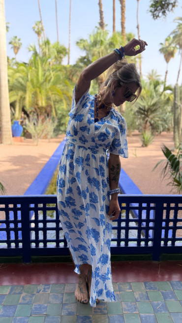 ROBE JADIDA BLEUE