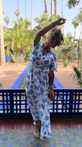 ROBE JADIDA BLEUE
